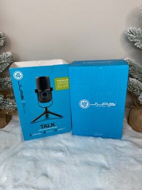 JLab Talk Professional USB Microphone 96kHz 24-Bit MTALKRBLK4 New